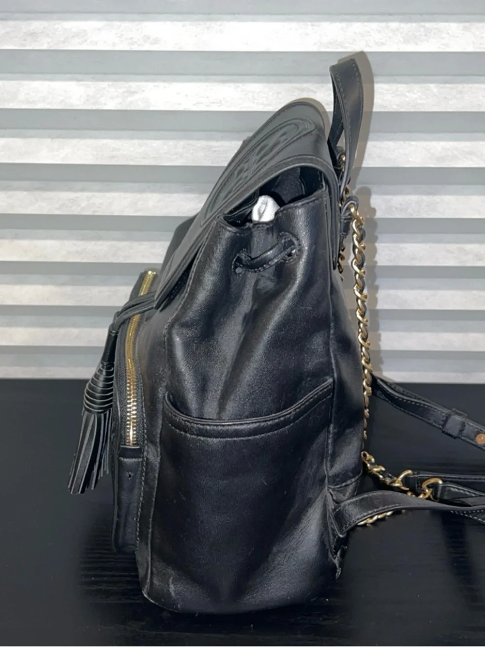 Tory Burch pocket drawstring inches
